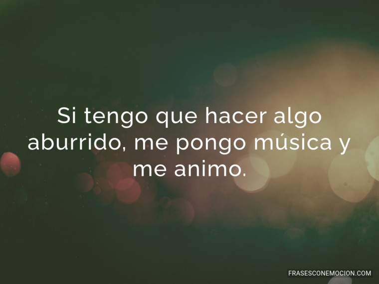 Si tengo que hacer algo...