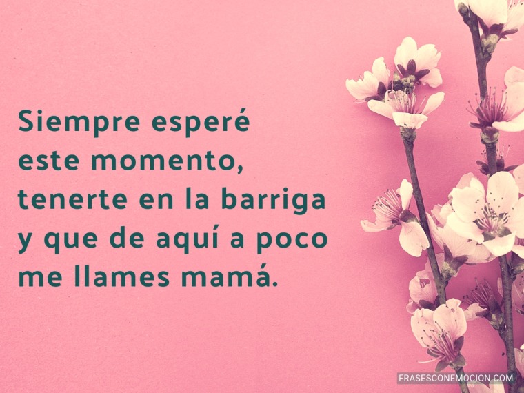 Siempre esperé este momento...