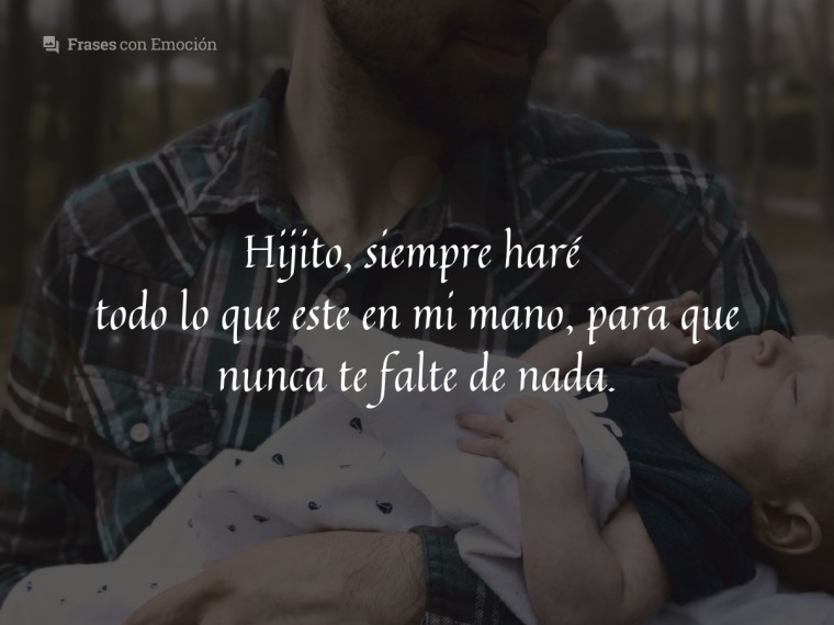 Siempre haré todo...