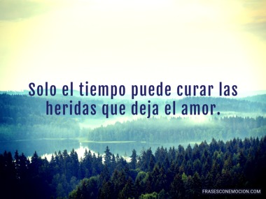 Solo el tiempo puede...
