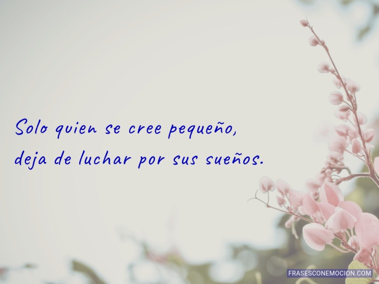 Solo quien se cree...