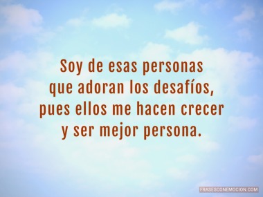 Soy de esas personas que adoran...