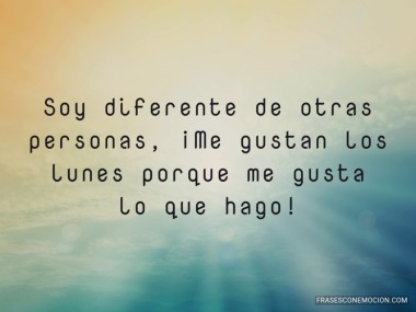 Soy diferente de otras personas...