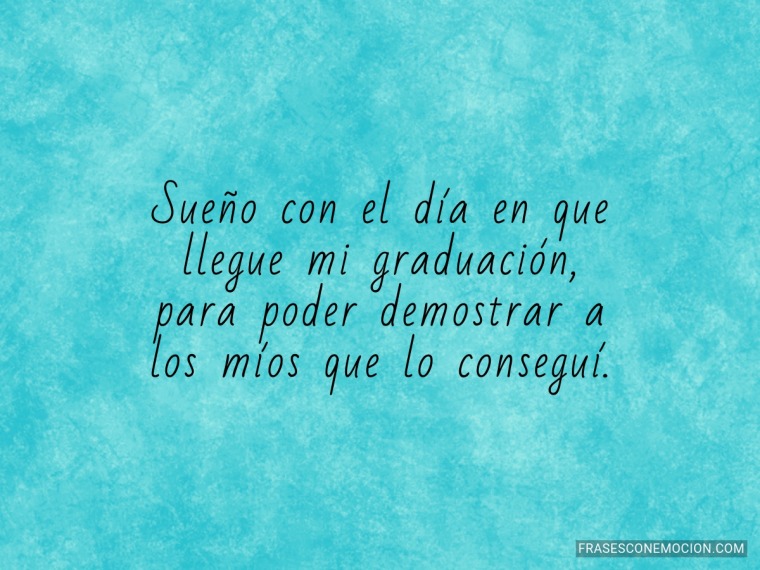 Sueño con el día en que...