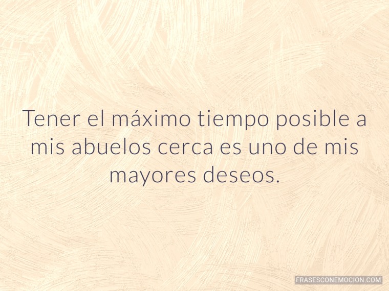 Tener el máximo tiempo...