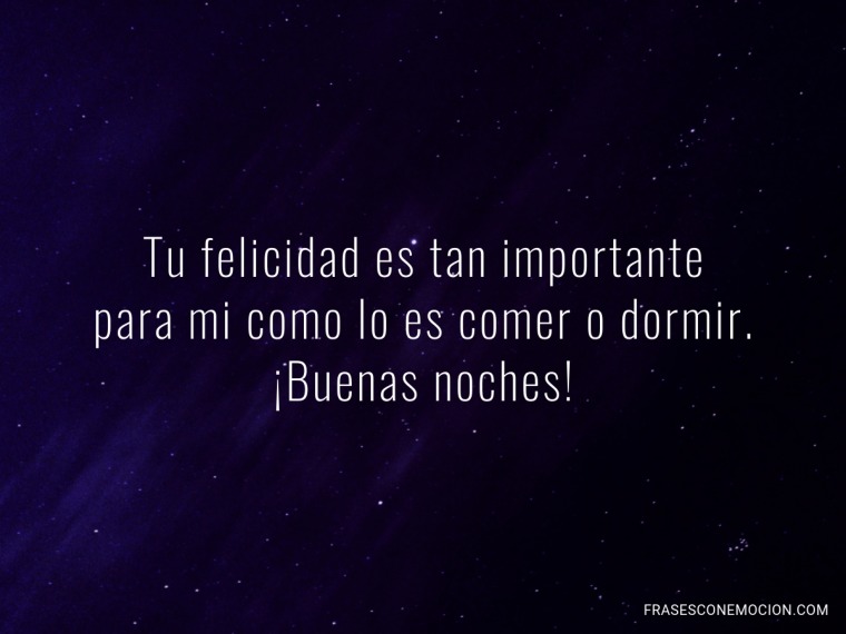 Tu felicidad es tan importante...