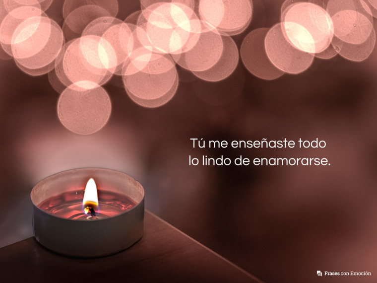 Tú me enseñaste todo...