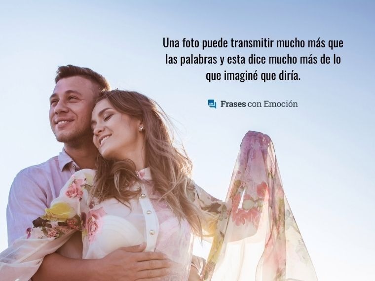 Una foto puede transmitir...
