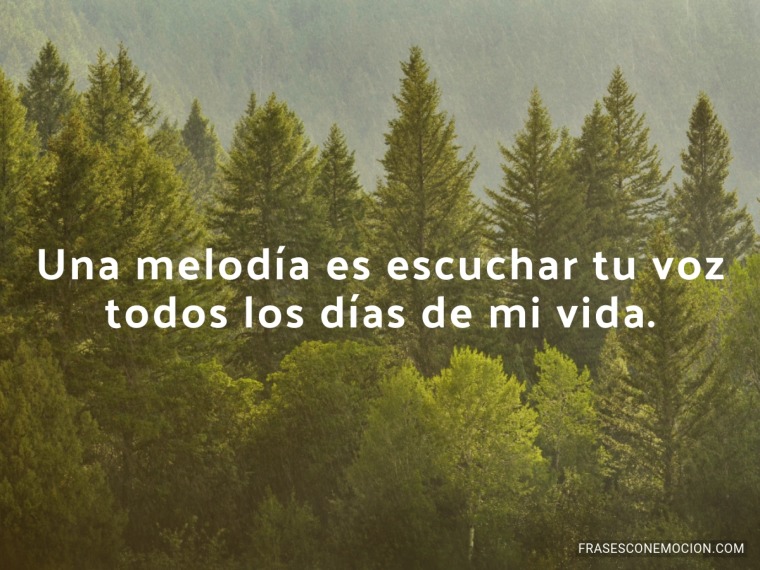 Una melodía...