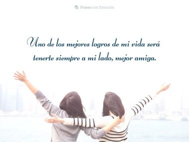 Uno de los mejores logros de mi vida...