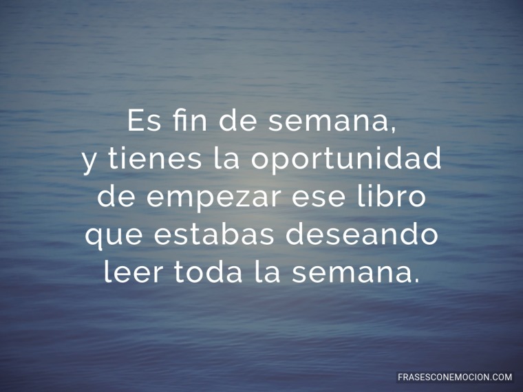 Y tienes la oportunidad...