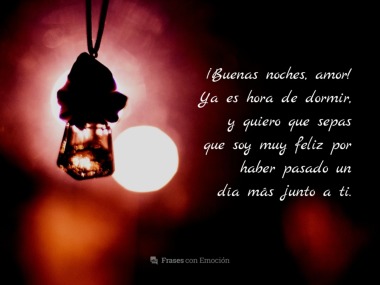 Ya es hora de dormir...