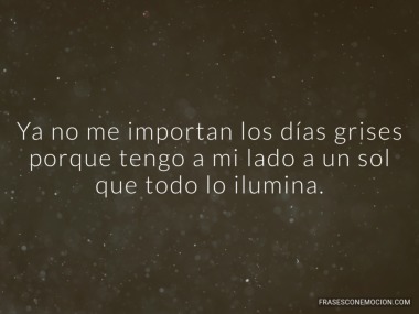 Ya no me importan los días...