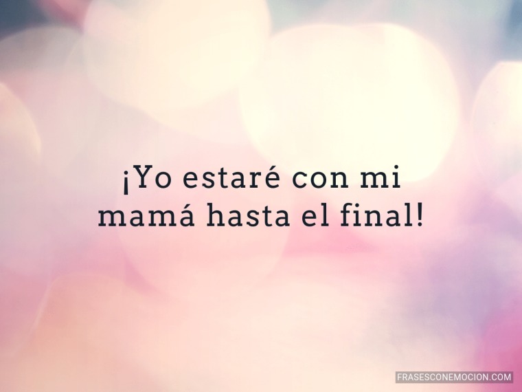 Yo estaré con mi...
