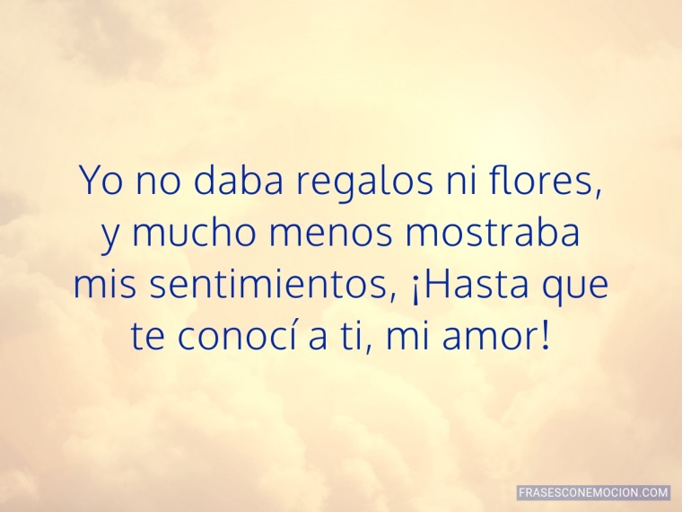 Yo no daba regalos...